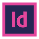 Cloud, Cc, adobe, Desktop, creative, Indesign, Publishing MidnightBlue icon