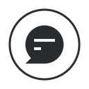 Message, player, Chat, Messenger, Bubble Black icon