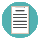 Clipboard, document, Form, survey, Checklist, tracklist CadetBlue icon