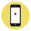 Iphone, smartphone, ios, Apple, Mobile, Device, iphone 7 Khaki icon