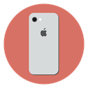 Apple, Mobile, Device, Iphone, smartphone, ios, iphone 7 IndianRed icon