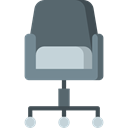 Seat, buildings, studying, Office Material, wheels, Chairs Black icon