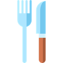 Cutlery, Kitchen Pack, Knifes, Forks, Restauran Black icon