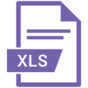 document, paper, Format, Extension, xls SlateBlue icon