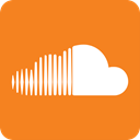 media, internet, sound, Cloud, Audio, social media, song DarkOrange icon