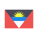 flag, And, antigua, barbuda, Country, Nation Black icon