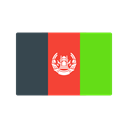 flag, Afghanistan, Country, Nation Black icon