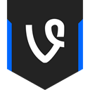 media, Logo, Social, Vine Black icon