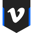 Social, media, Logo, Vimeo Black icon