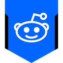 media, Logo, Reddit, Social DodgerBlue icon