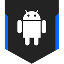 Logo, Social, Android, media Black icon