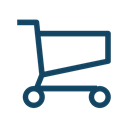 Cart, commerce, shopping cart, checkout Black icon