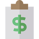 Writing Tool, Business And Finance, Note, Notebook, notepad, interface, writing, Dollar, budget, Tools And Utensils Icon