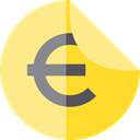 marketing, Commerce And Shopping, Euro, commerce, Price, sticker Icon