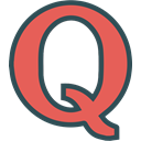 network, Logo, Social, Brand, Quora IndianRed icon