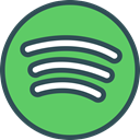 network, Logo, Social, Spotify, Brand MediumSeaGreen icon