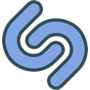 Logo, Social, Shazam, network, Brand CornflowerBlue icon