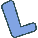 Logo, Social, Brand, network, Lynard CornflowerBlue icon