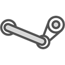 steam, Brand, network, Logo, Social DarkSlateGray icon