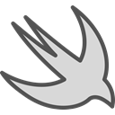 network, Logo, Social, Brand, swift Gainsboro icon