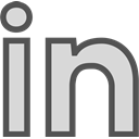 network, Logo, Linkedin, Social, Brand Gainsboro icon