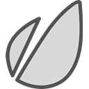 Brand, Envato, network, Logo, Social Gainsboro icon