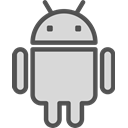 Social, Android, Brand, network, Logo Gainsboro icon