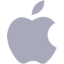 network, Apple, Logo, Social, Brand DarkGray icon