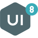network, Logo, Social, Brand, ui8 DimGray icon