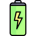 Battery, technology, electronics, full battery, battery status, Battery Level, Ecology And Environment Black icon