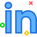 network, Logo, Linkedin, Social, Brand CornflowerBlue icon