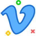 network, Logo, Vimeo, Social, Brand CornflowerBlue icon