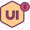 network, Logo, Social, Brand, ui8 Khaki icon