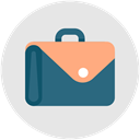 portfolio, brief, Business, Briefcase, case, suitcase Gainsboro icon