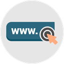 search, online, www, navigation, Address, internet Gainsboro icon