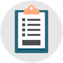 Clipboard, list, Checklist, quiz, Assessment Gainsboro icon