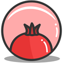 health, Mythology, pomegrante LightPink icon