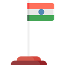 flags, Country, Nation, world, flag, India Black icon