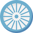 India, indian, Buddhist, national, Chakra, buddhism, hinduism, Cultures CornflowerBlue icon