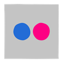 media, network, flickr, social media, Social, ui, Flicker Silver icon