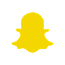 Snapchat, Snap chat, snapchat ghost, media, network, social media, Social Black icon