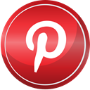 Social, pinterest, media, Contact, web Firebrick icon