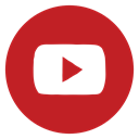 media, network, Circled, you tube, social media, Social, youtube Firebrick icon