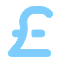 Money, pound, Currency, exchange Black icon