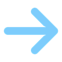 Direction, wayfinding, right, Arrow Icon