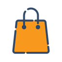 online, shopping, Bag, Shop Black icon