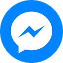 media, Logo, share, Messenger, Circle, Facebook, Social DodgerBlue icon