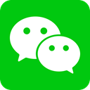 Wechat, square, Social, media, network, Chat, Logo Lime icon