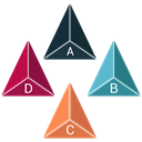 Piramid, Draw, stock, pyramid Black icon