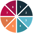 chart, pie, report, Analystic DarkSlateGray icon